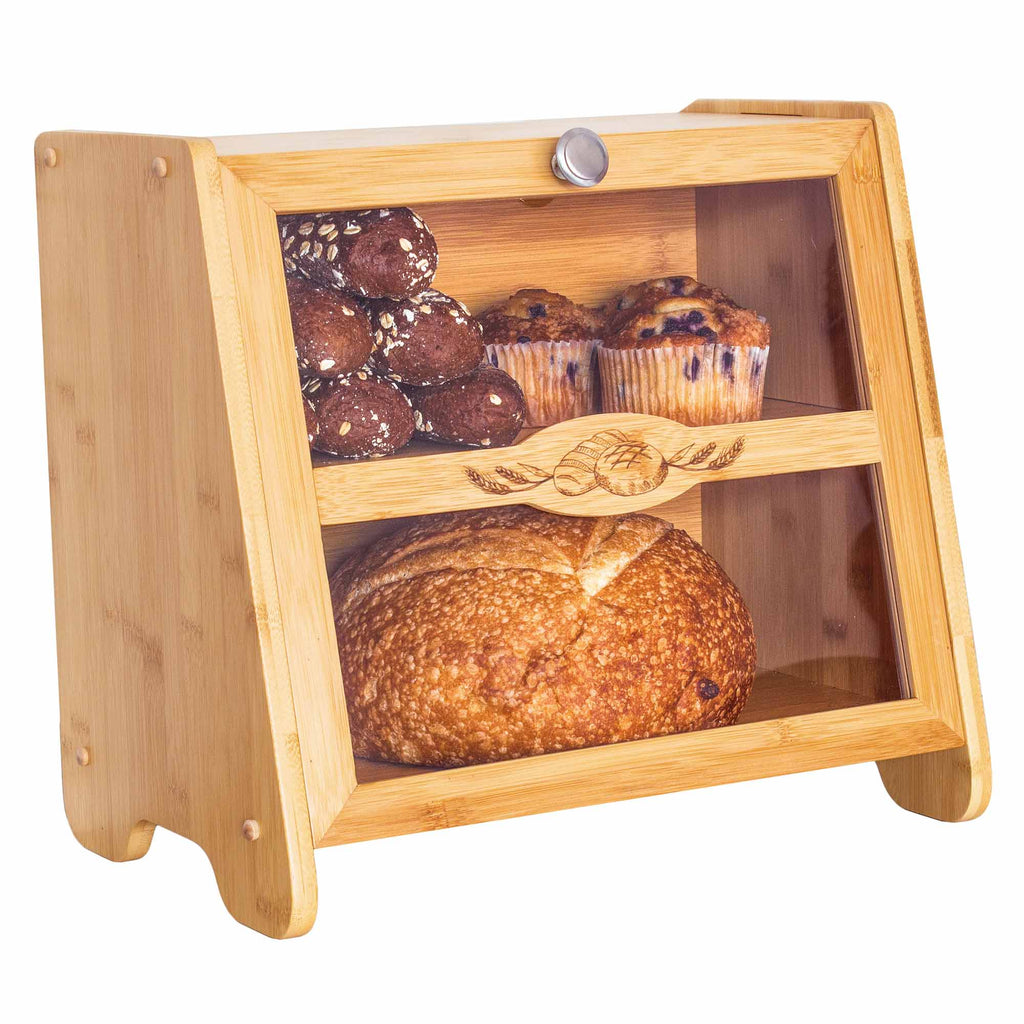 Brotkasten aus Bambus im Landhausstil – Bild 1
