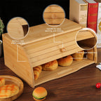 Brotkasten aus Bambus mit Deckel – Bild 4