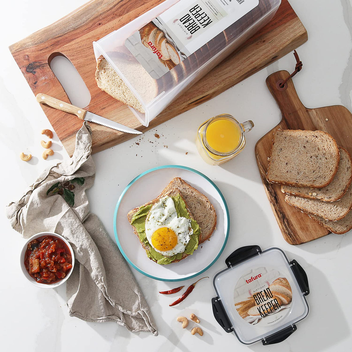 Luftdichte Brot- und Toastbox – Bild 3