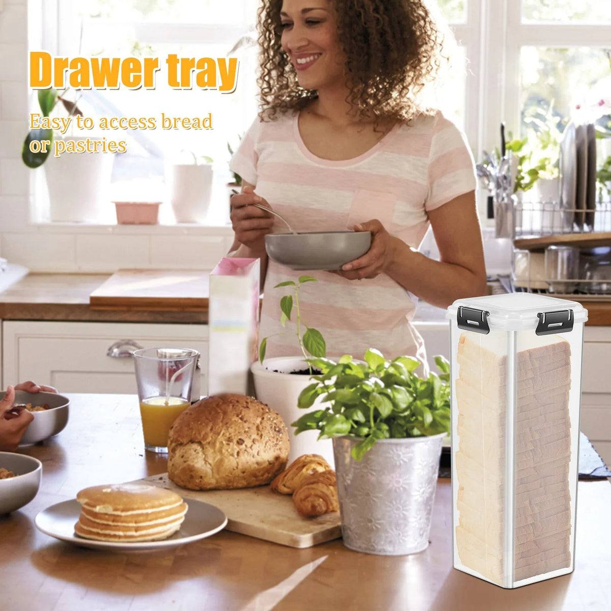 Luftdichte Brot- und Toastbox – Bild 6