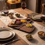 Charcuterie-Brett-Set aus Walnussholz – Bild 4