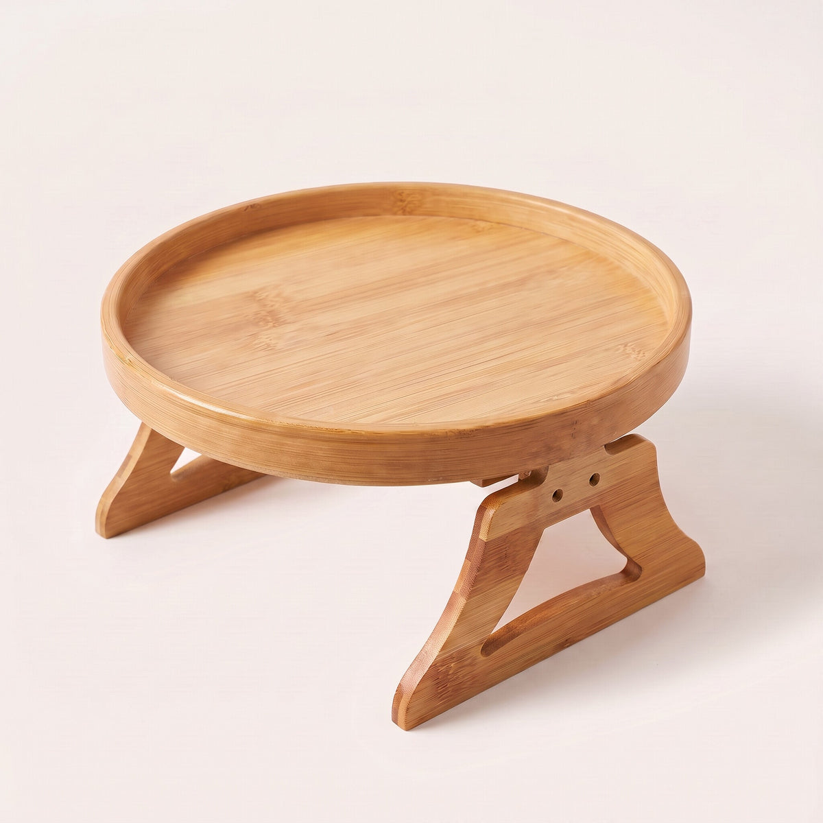 Sofa-Armlehnen-Tablett aus Holz – Bild 1